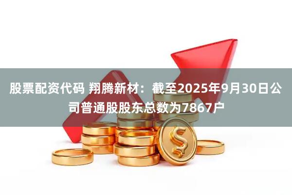 股票配资代码 翔腾新材：截至2025年9月30日公司普通股股东总数为7867户